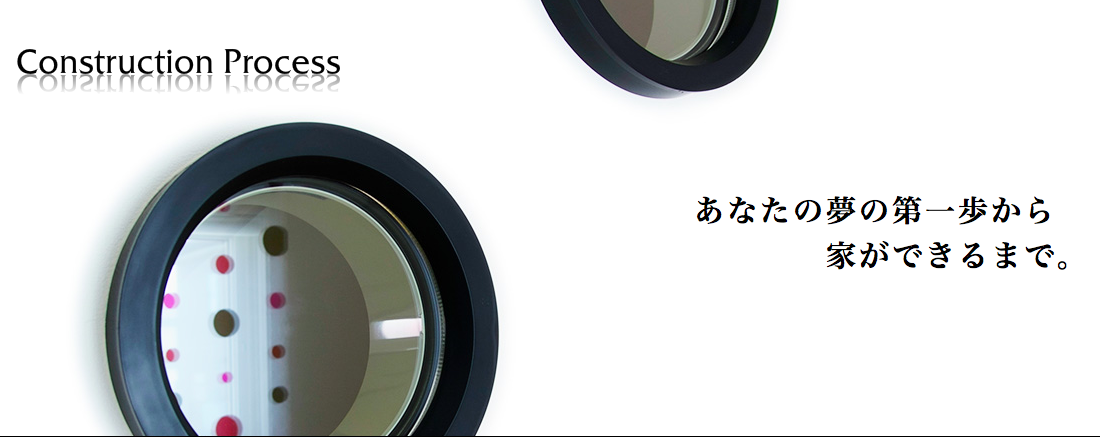 あなたの夢の第一歩から、家が出来るまで